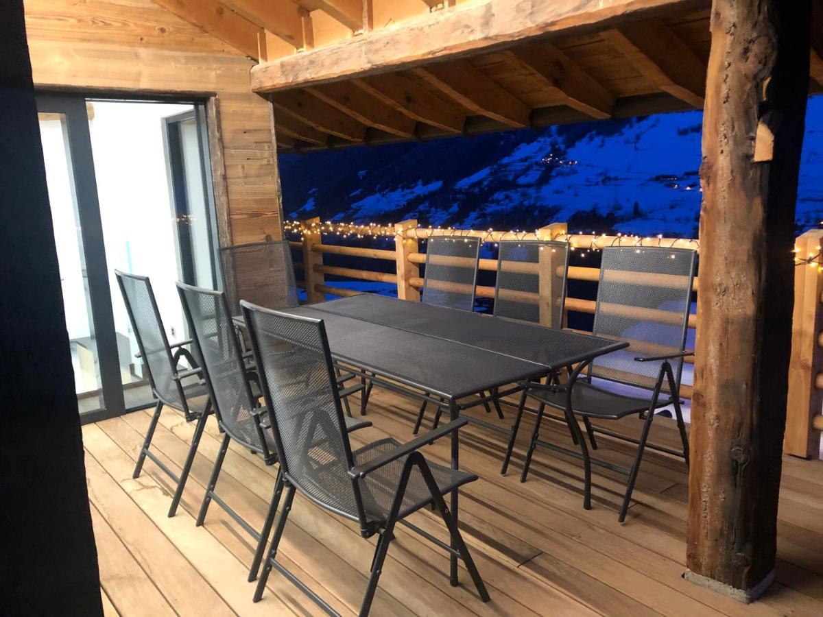 Grand Appartement Avec Terrasse A Chez-Les-Reuses Orsières Dış mekan fotoğraf